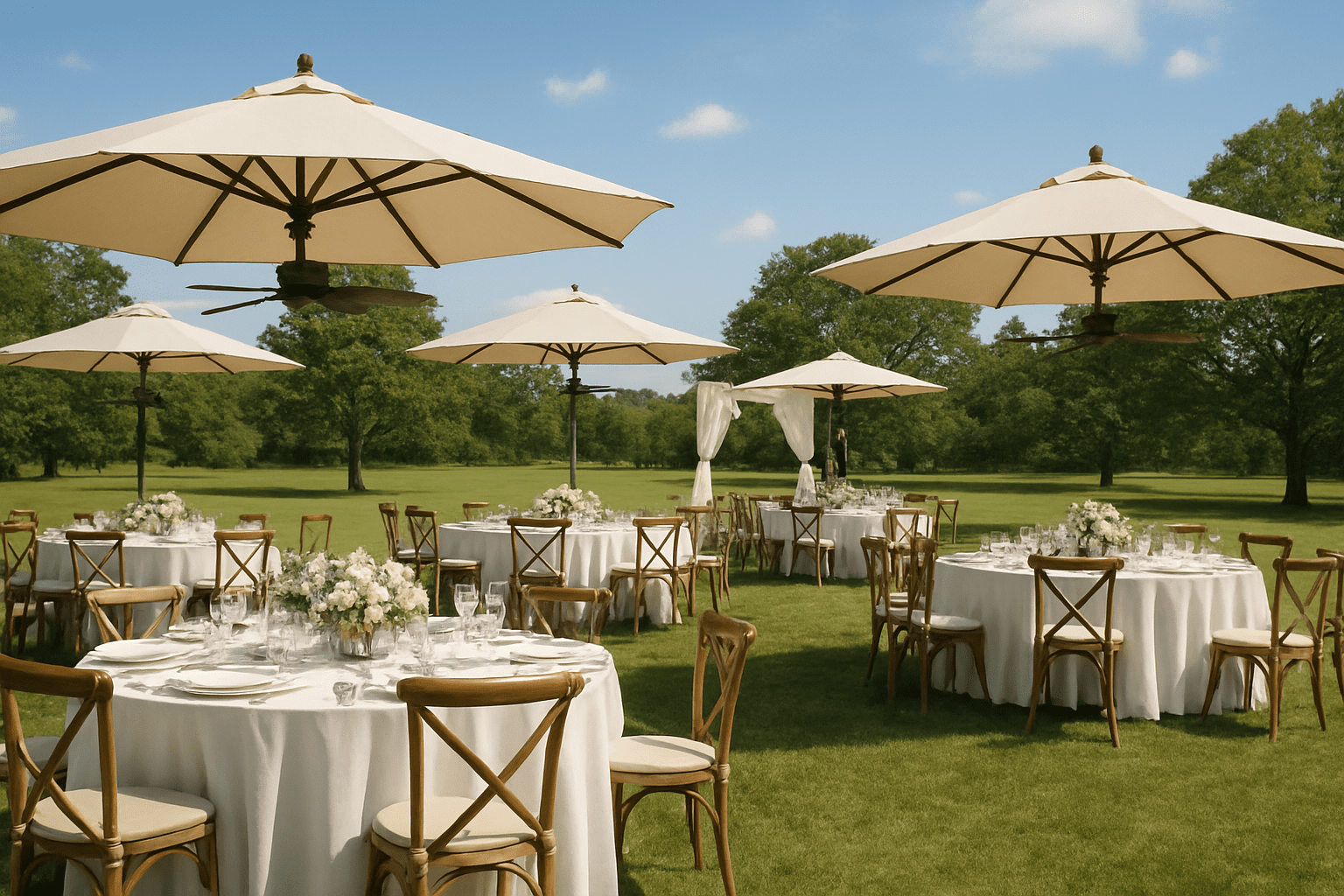 טיפים לחתונה בחוץ: איך לשמור על נוחות האורחים