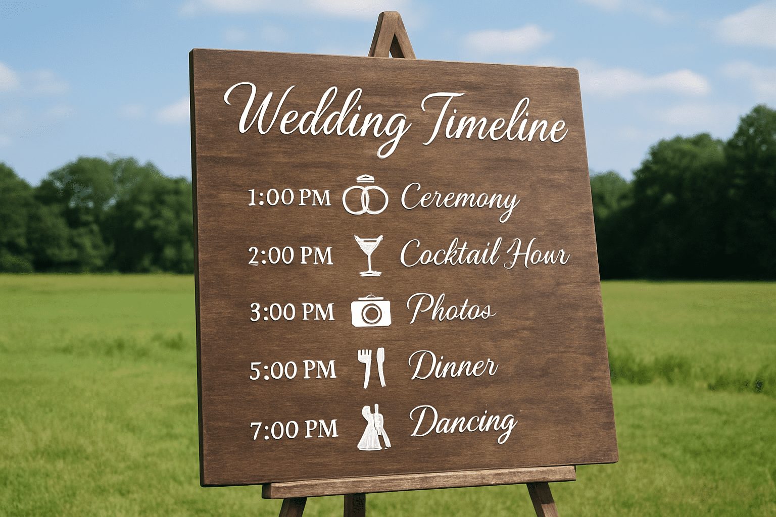 טיפים לחתונה: איך ליצור לוח זמנים לאירוע מושלם