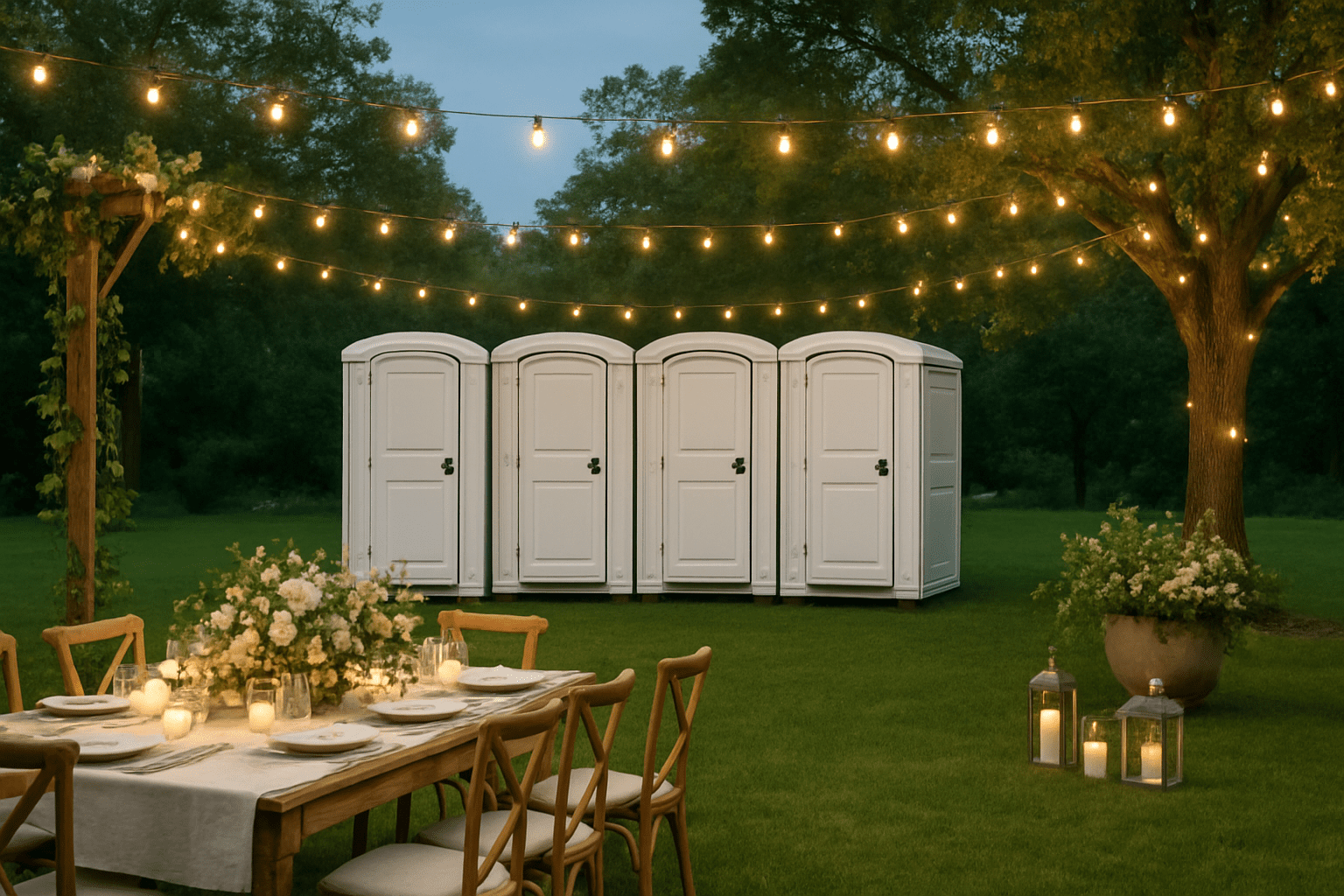 שירותים ניידים לאירוע: איך לשלב אותם בעיצוב האירוע