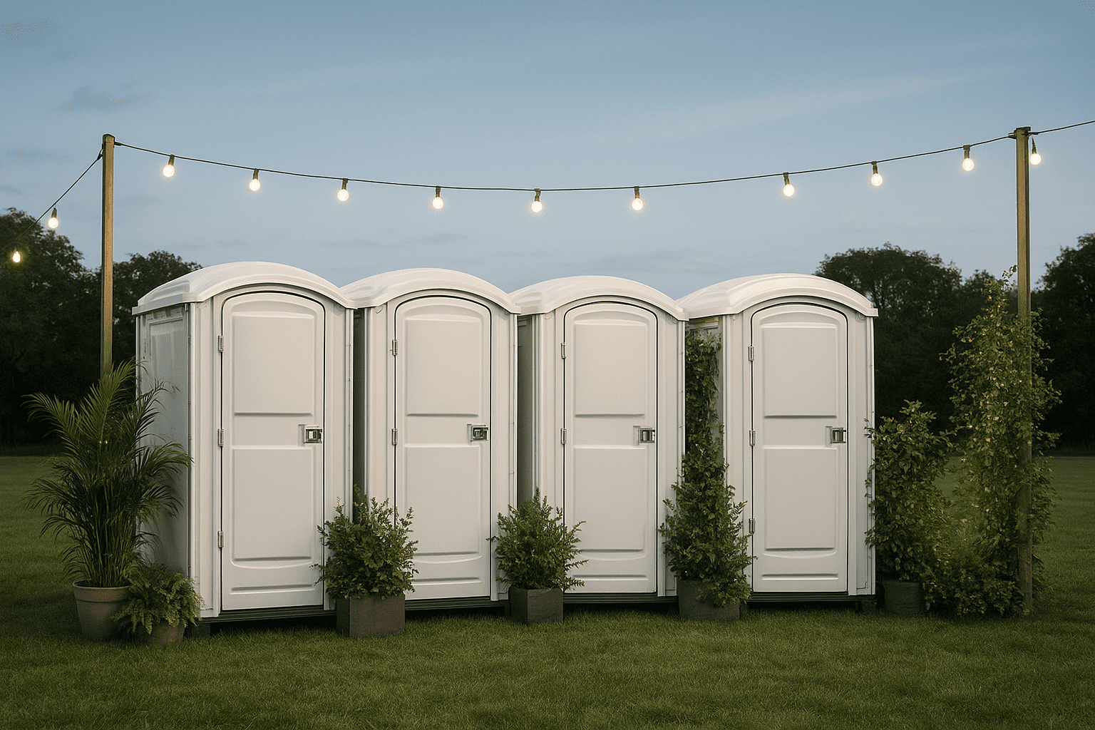 איך להפוך את השירותים הניידים לחלק בלתי נפרד מהאירוע