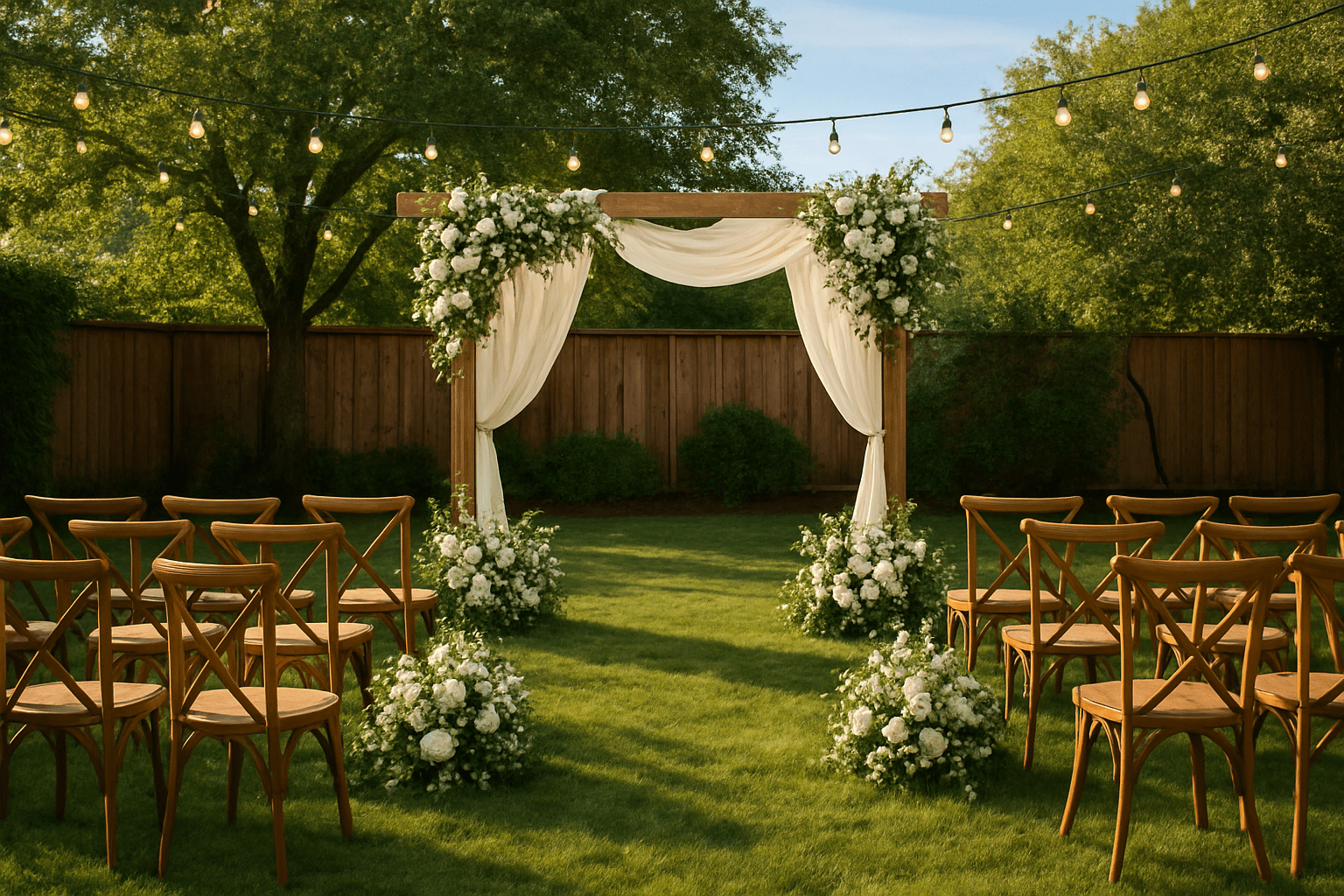 תכנון חתונה בחצר: איך לשלב את הטבע בעיצוב האירוע