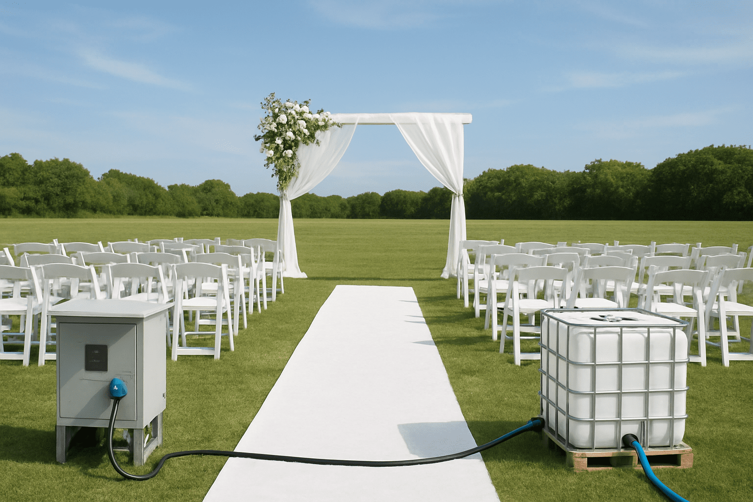 אירגון חתונה בשטח: איך להתאים את התשתיות