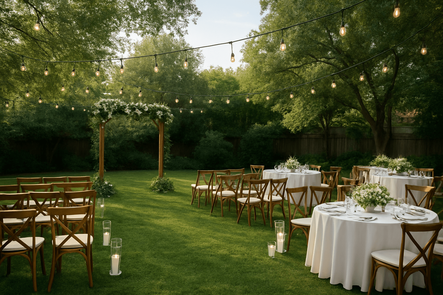 תכנון חתונה בחצר: 5 רעיונות יצירתיים לאווירה בלתי נשכחת