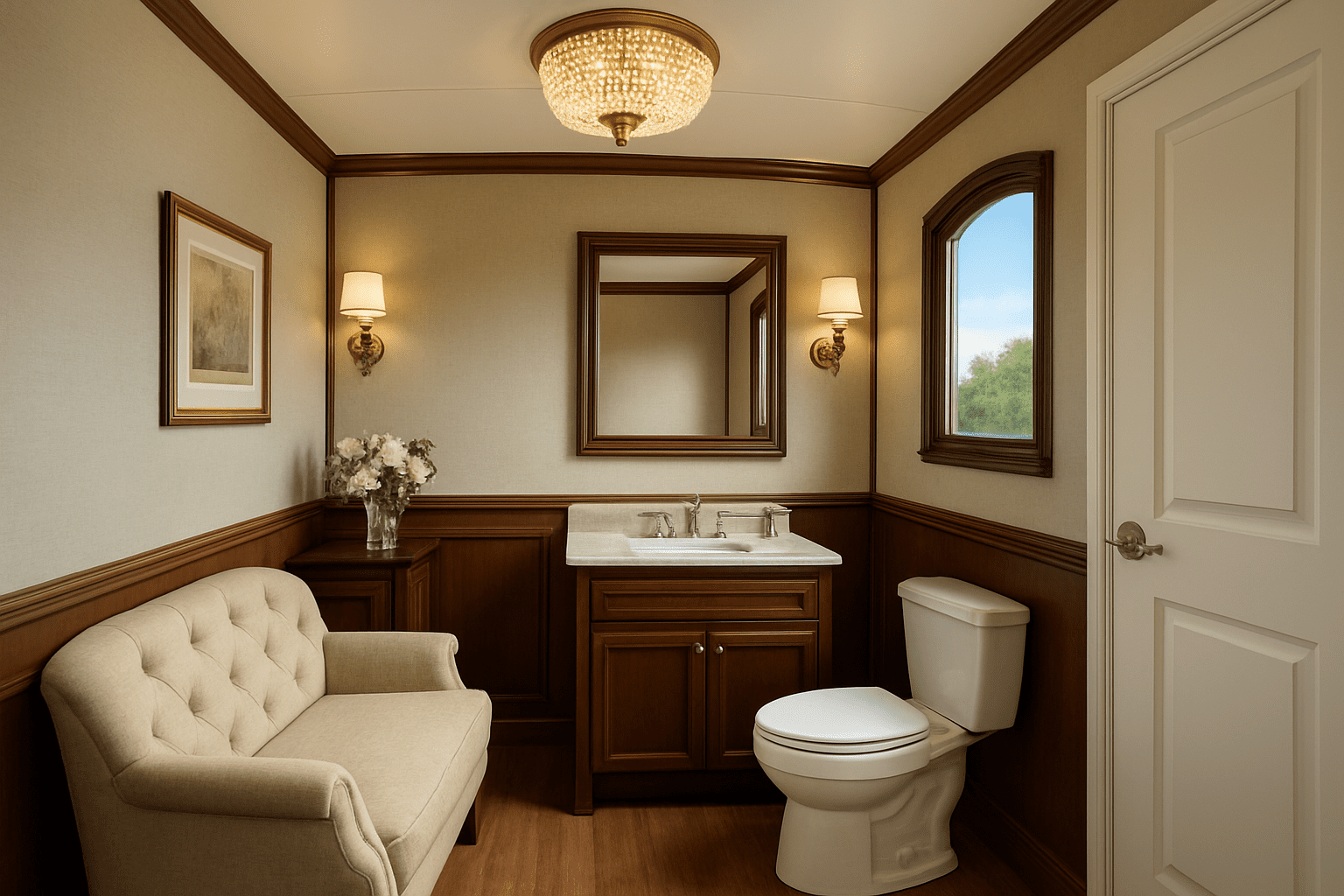 שירותים ניידים מפוארים לאירועים: עיצוב יוקרתי בהתאמה אישית