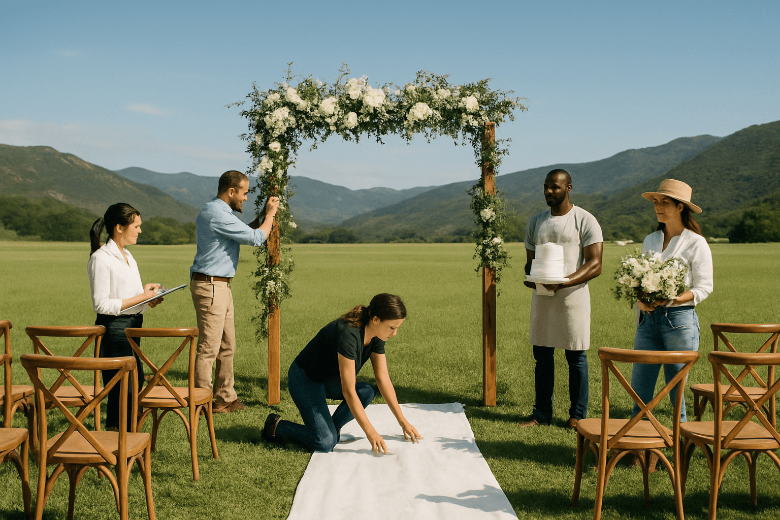 אירגון חתונה בשטח: איך להתמודד עם האתגרים וליצור חוויה מדהימה