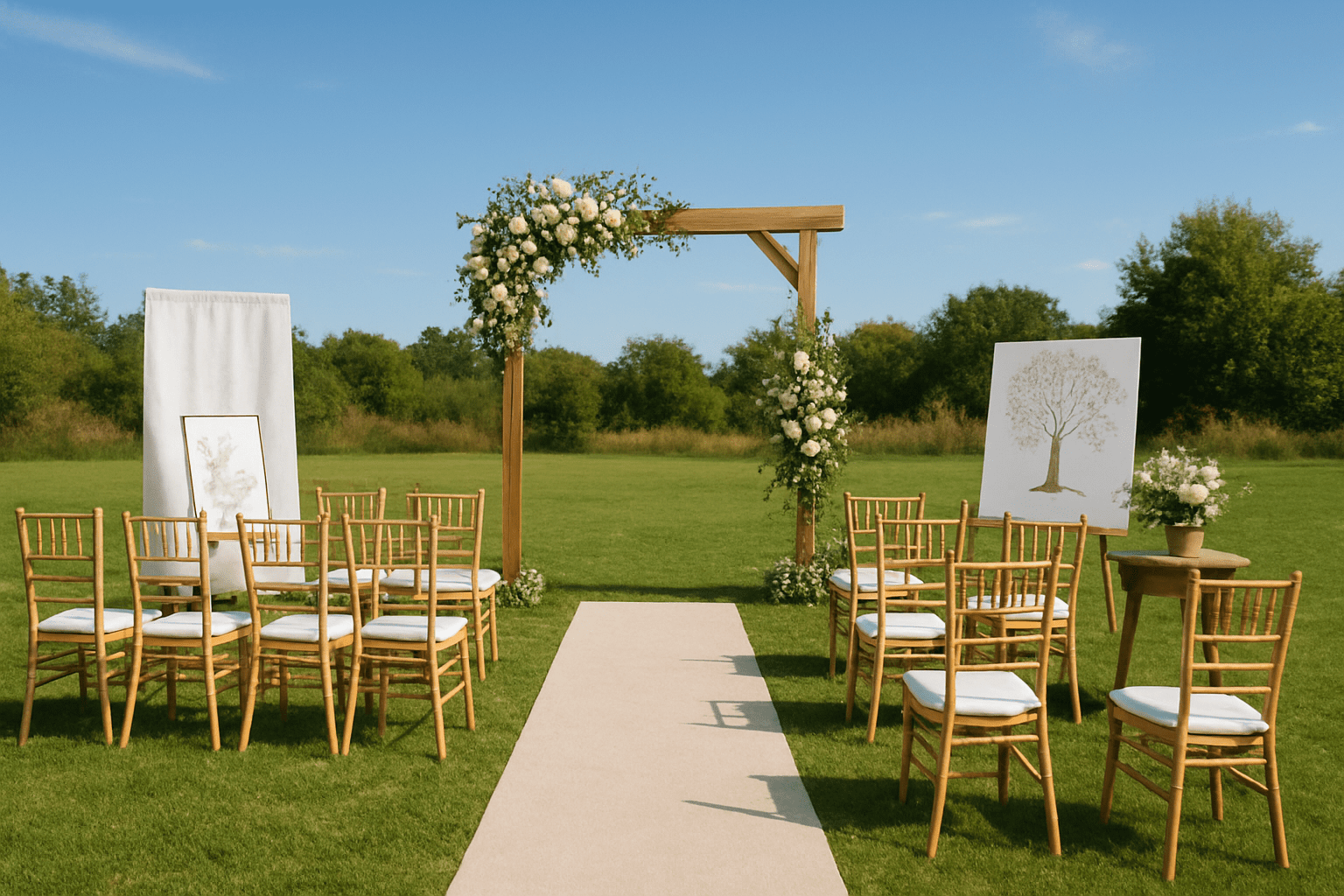 איך לארגן חתונה בשטח עם סגנון אישי