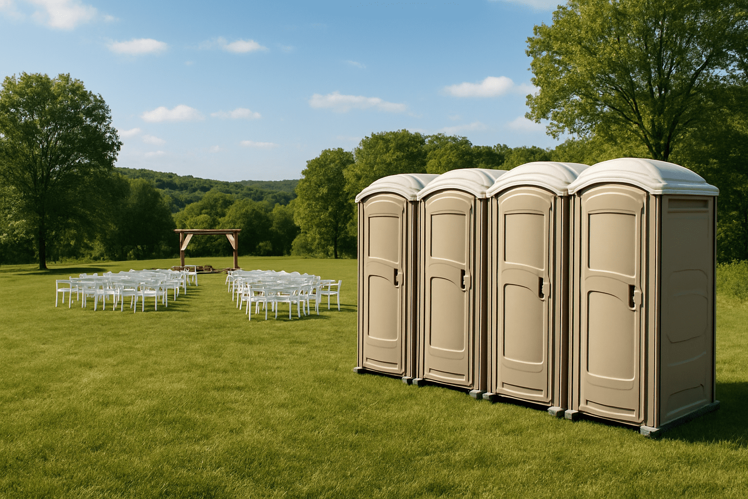 חוויות בטבע: שירותים ניידים לאירועים בטבע שיעלו חיוך על פני האורחים