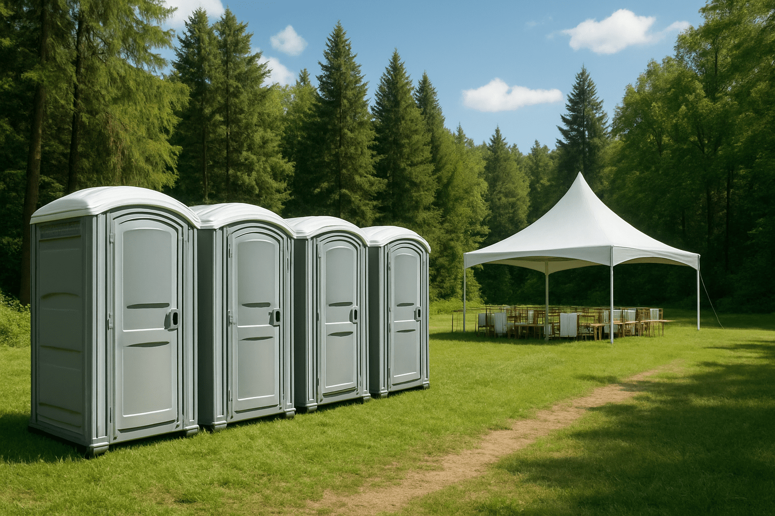 החוויה בטבע: איך לבחור שירותים ניידים מושלמים לאירוע בטבע