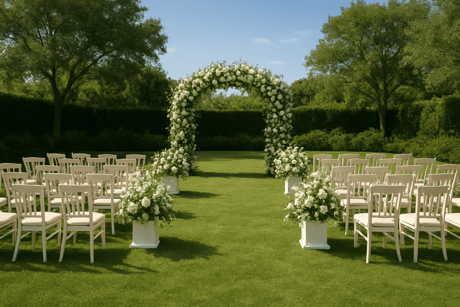 חתונה בחצר: איך להפוך את הבית לאולם אירועים מושלם