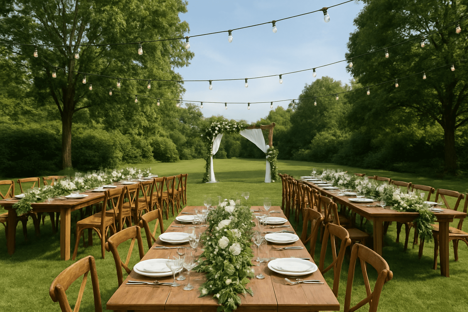 טיפים לחתונה בחוץ: איך להבטיח שהטבע יהיה חלק מהקסם