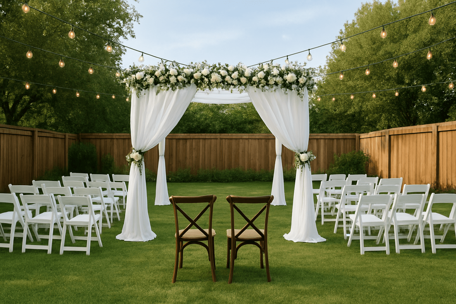 תכנון חתונה בחצר: איך להפוך את הבית לאולם אירועים מושלם