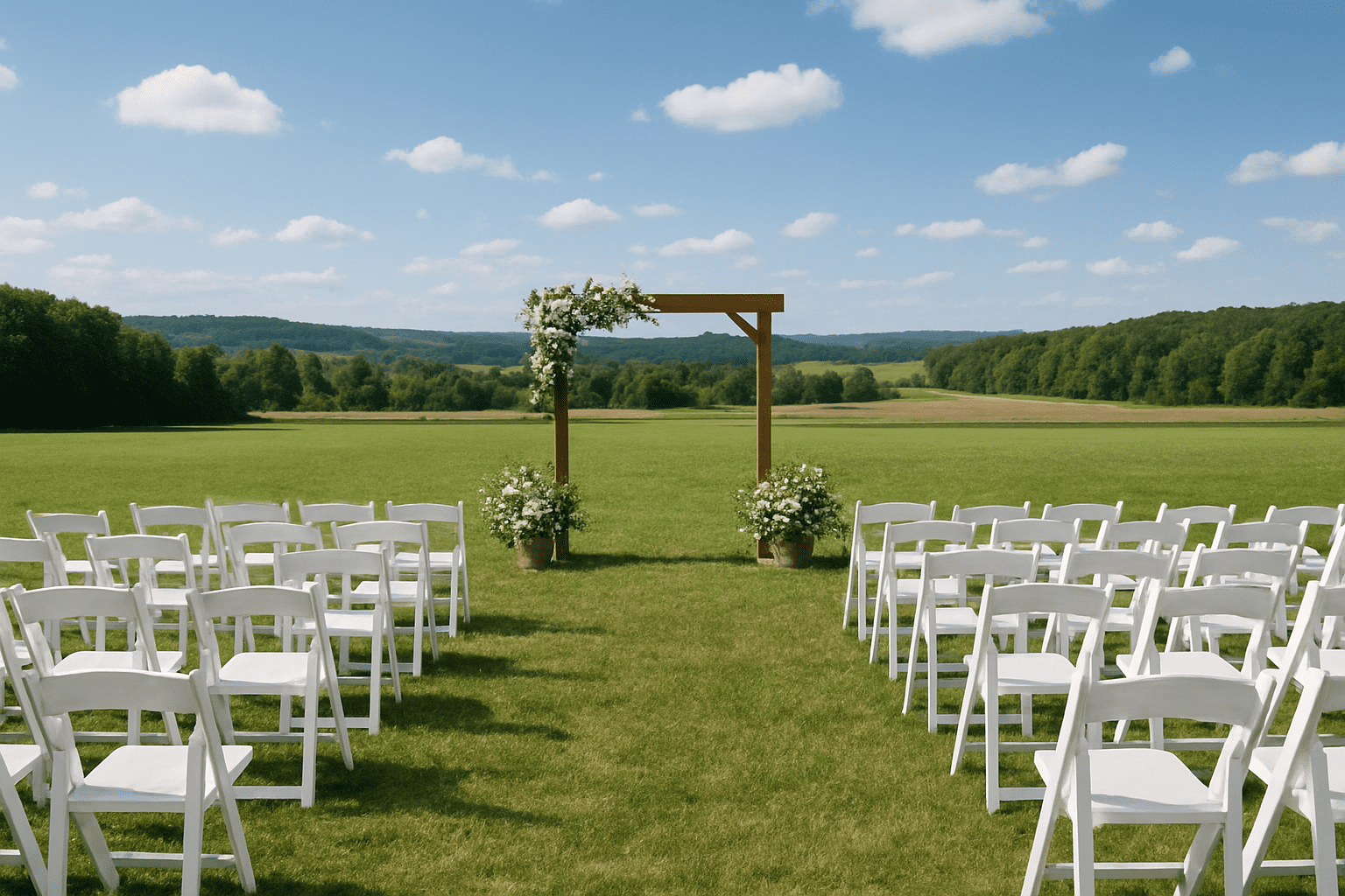 אירגון חתונה בשטח: איך לתכנן אירוע חיצוני בלתי נשכח