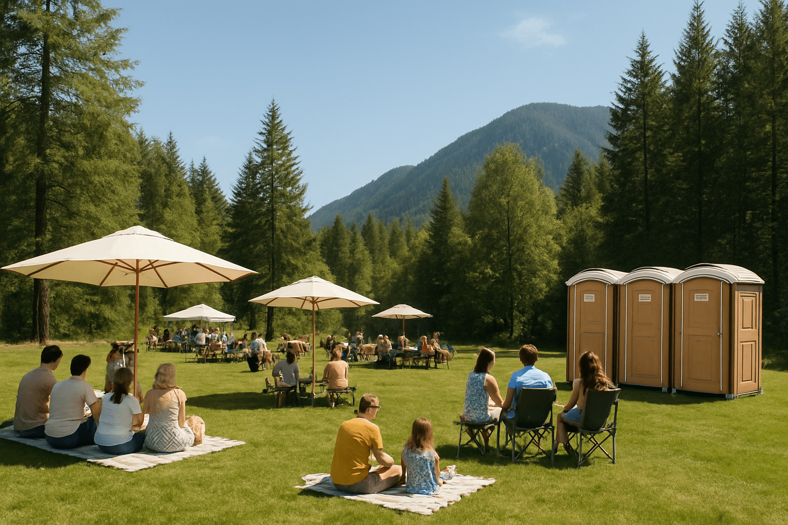 שירותים ניידים לאירועים בטבע: כך תעשו זאת נכון