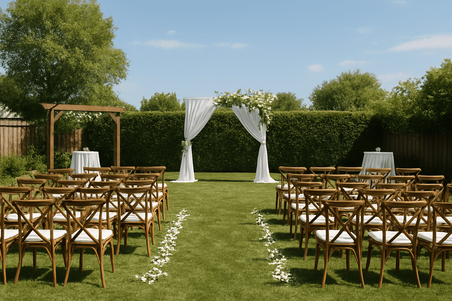 תכנון חתונה בחצר: איך להפוך את החצר לחגיגה