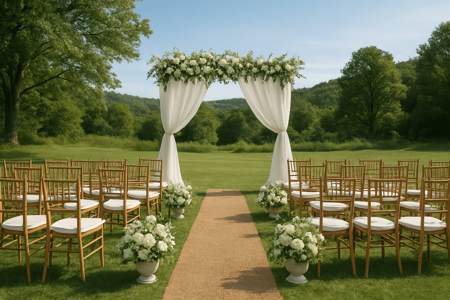 אירגון חתונה בשטח: איך להפוך את השטח למקום חלומי?