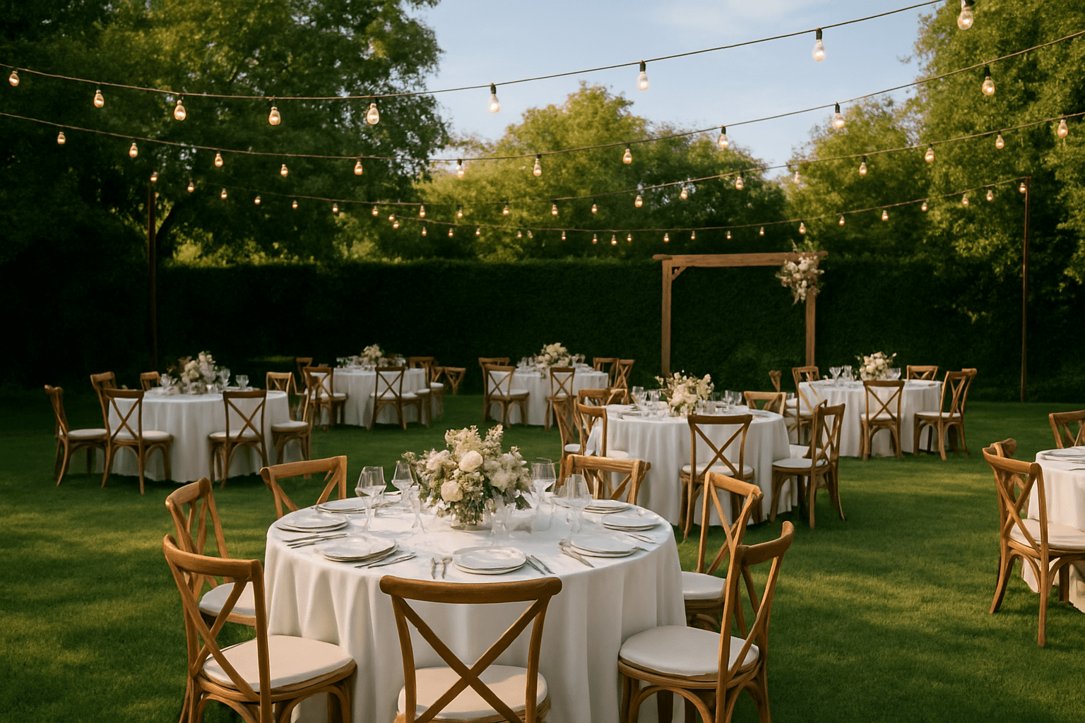 תכנון חתונה בחצר: איך למקסם את החלל