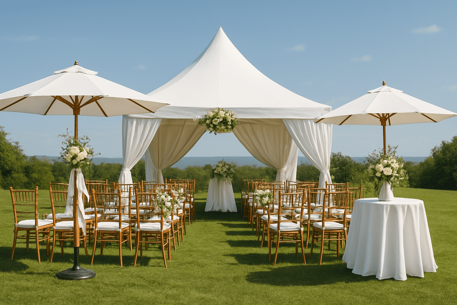 טיפים לחתונה בחוץ: איך להתכונן לכל מזג אוויר