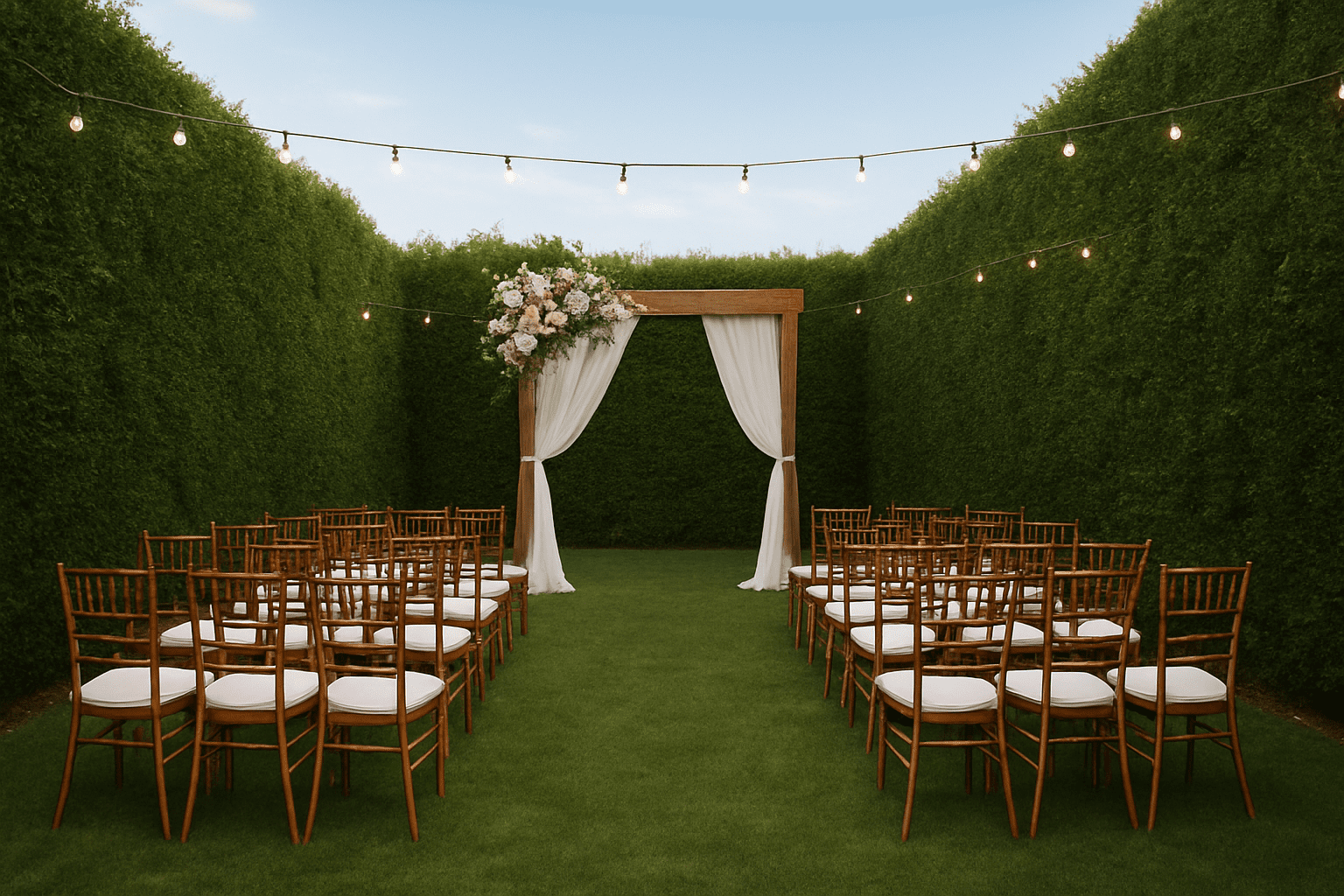 תכנון חתונה בחצר: איך לשמור על פרטיות באירוע שלכם?