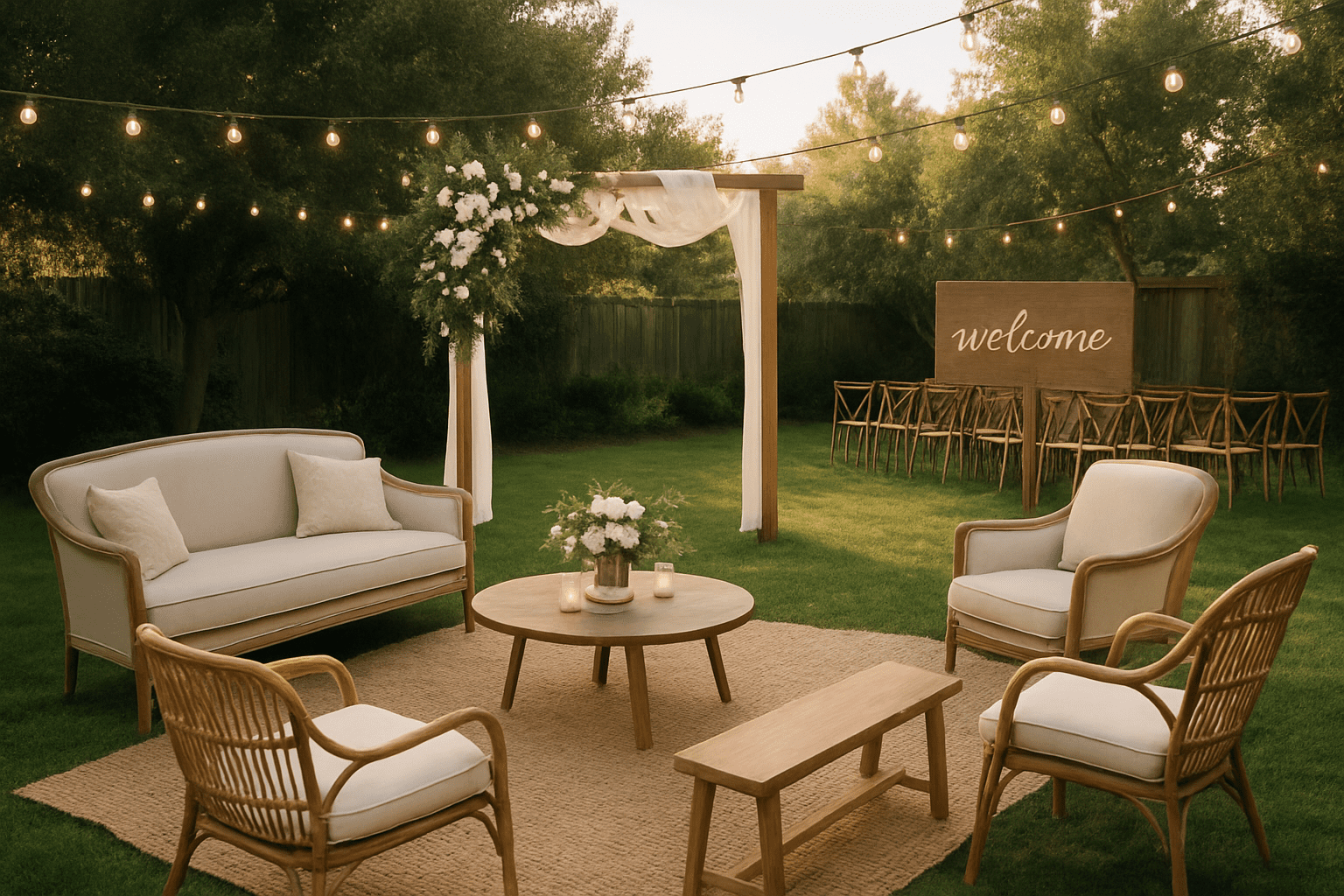 תכנון חתונה בחצר: איך ליצור אווירה ביתית ומזמינה