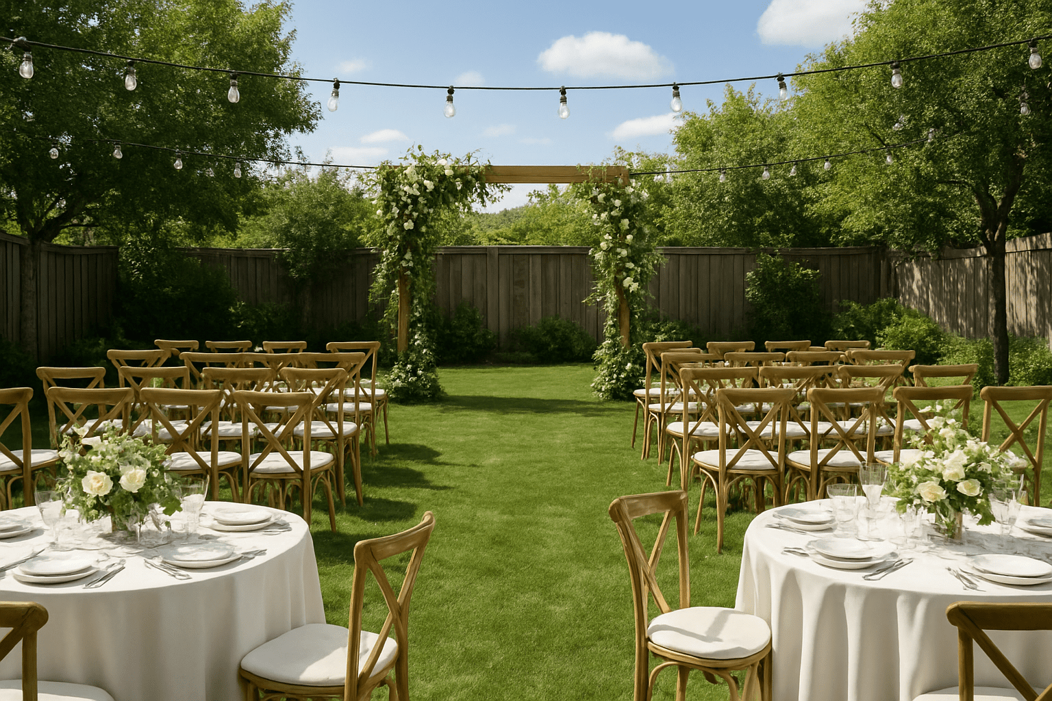 תכנון חתונה בחצר: איך להפוך את הגינה שלכם למקום מושלם לחתונה?