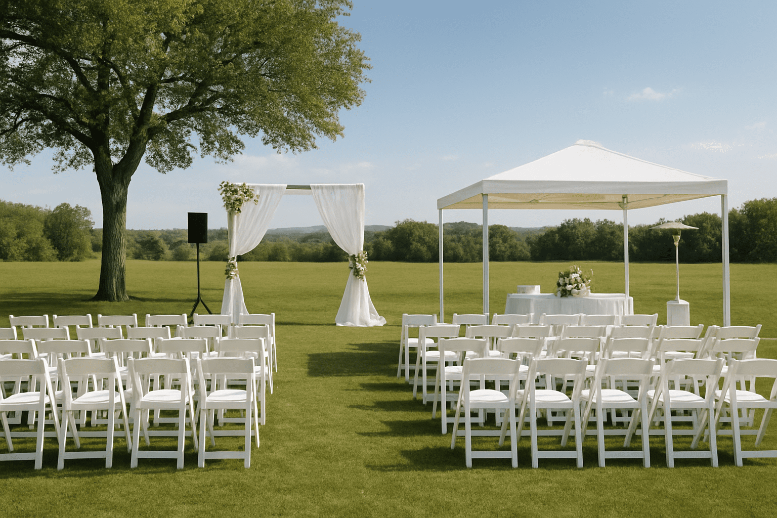 אירגון חתונה בשטח: איך להתאים את האירוע לחלל הפתוח?