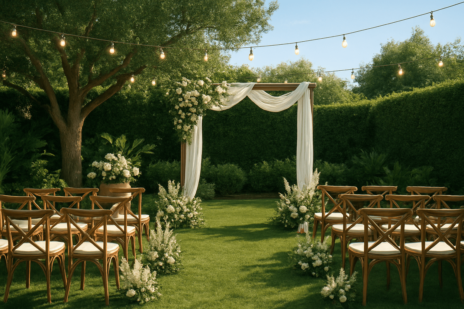 תכנון חתונה בחצר: איך ליצור מרחב עיצובי מרשים