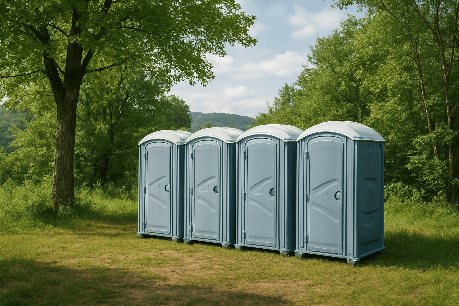 הרפתקה בטבע: איך לבחור שירותים ניידים לאירועים בטבע