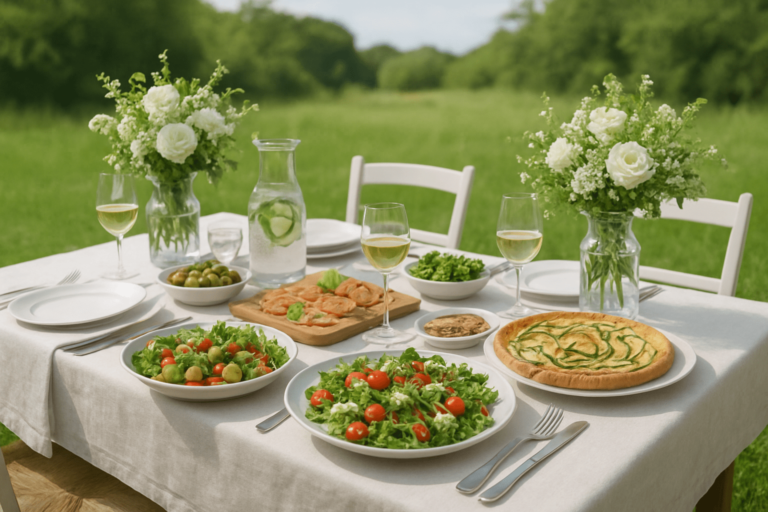 טיפים לחתונה בחוץ: איך לבחור תפריט שמתאים לאירוע בטבע