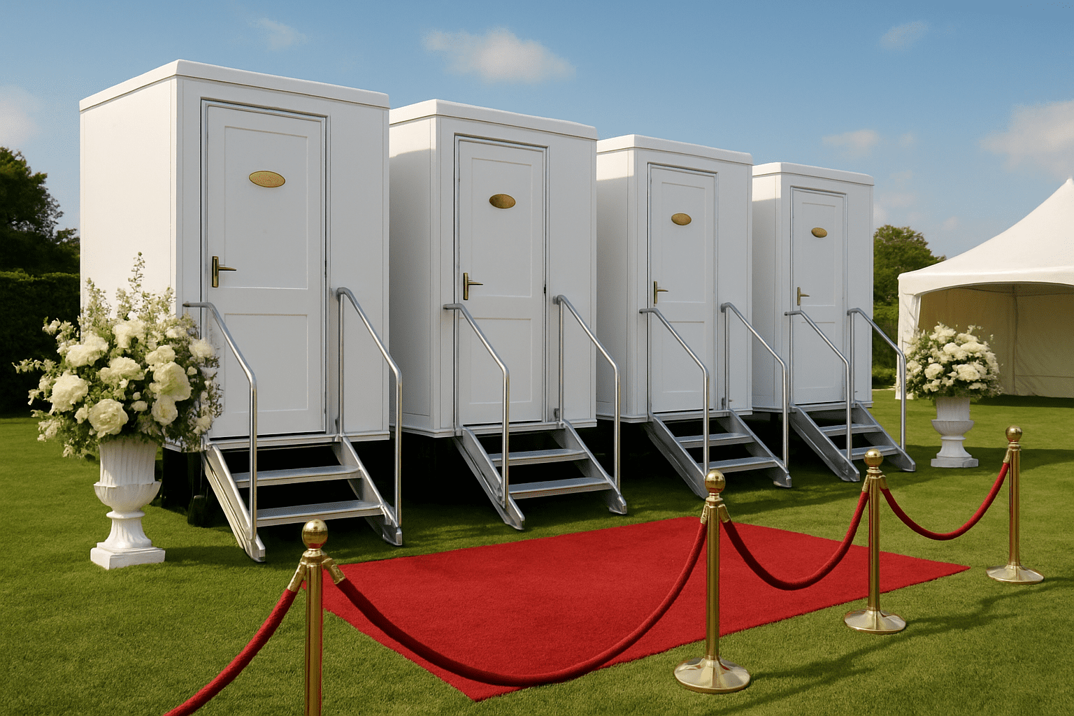 שירותים ניידים מפוארים לאירועים: תוספת של יוקרה וסטייל