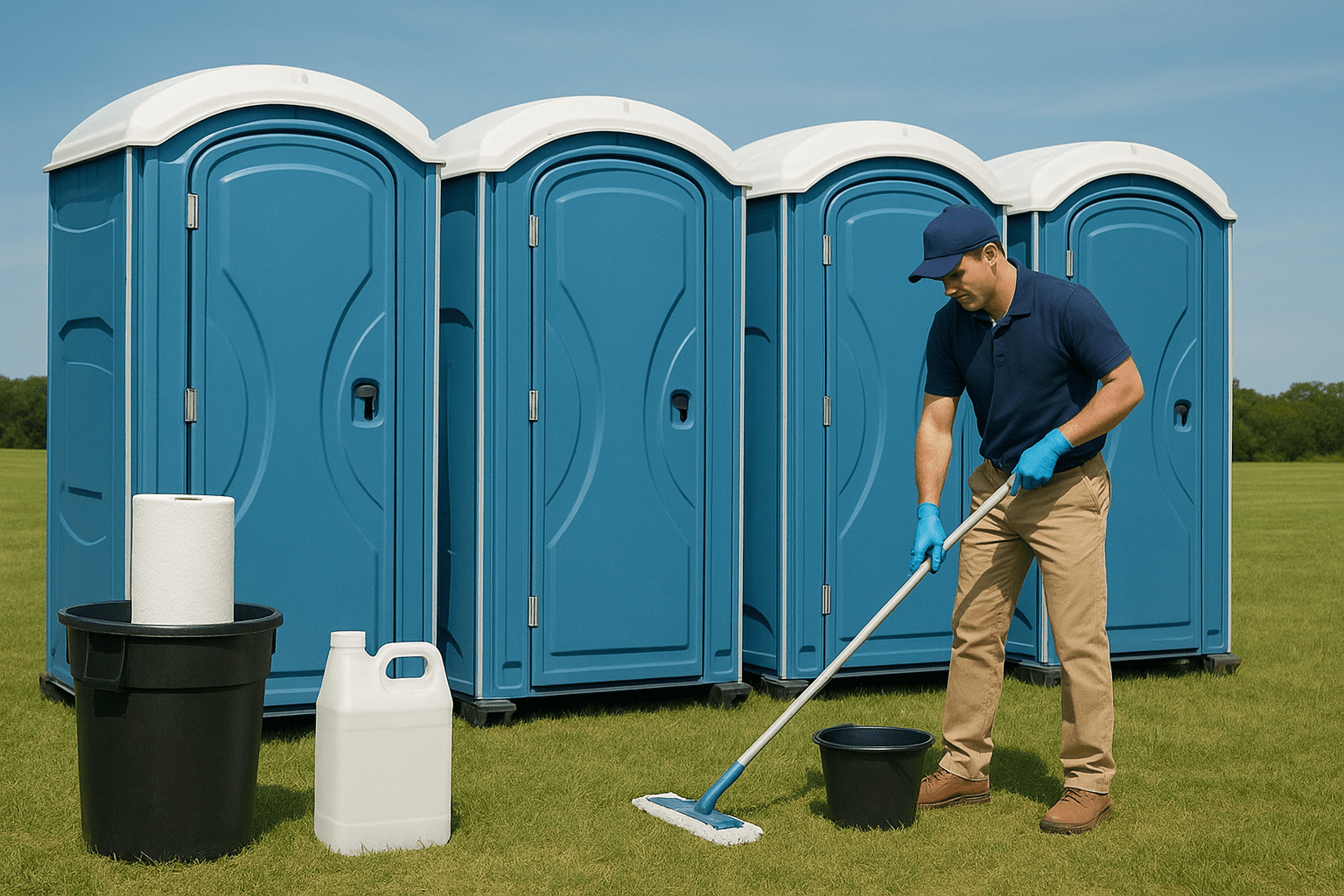 השכרת שירותים ניידים לאירועים: איך לשמור על היגיינה מתמדת