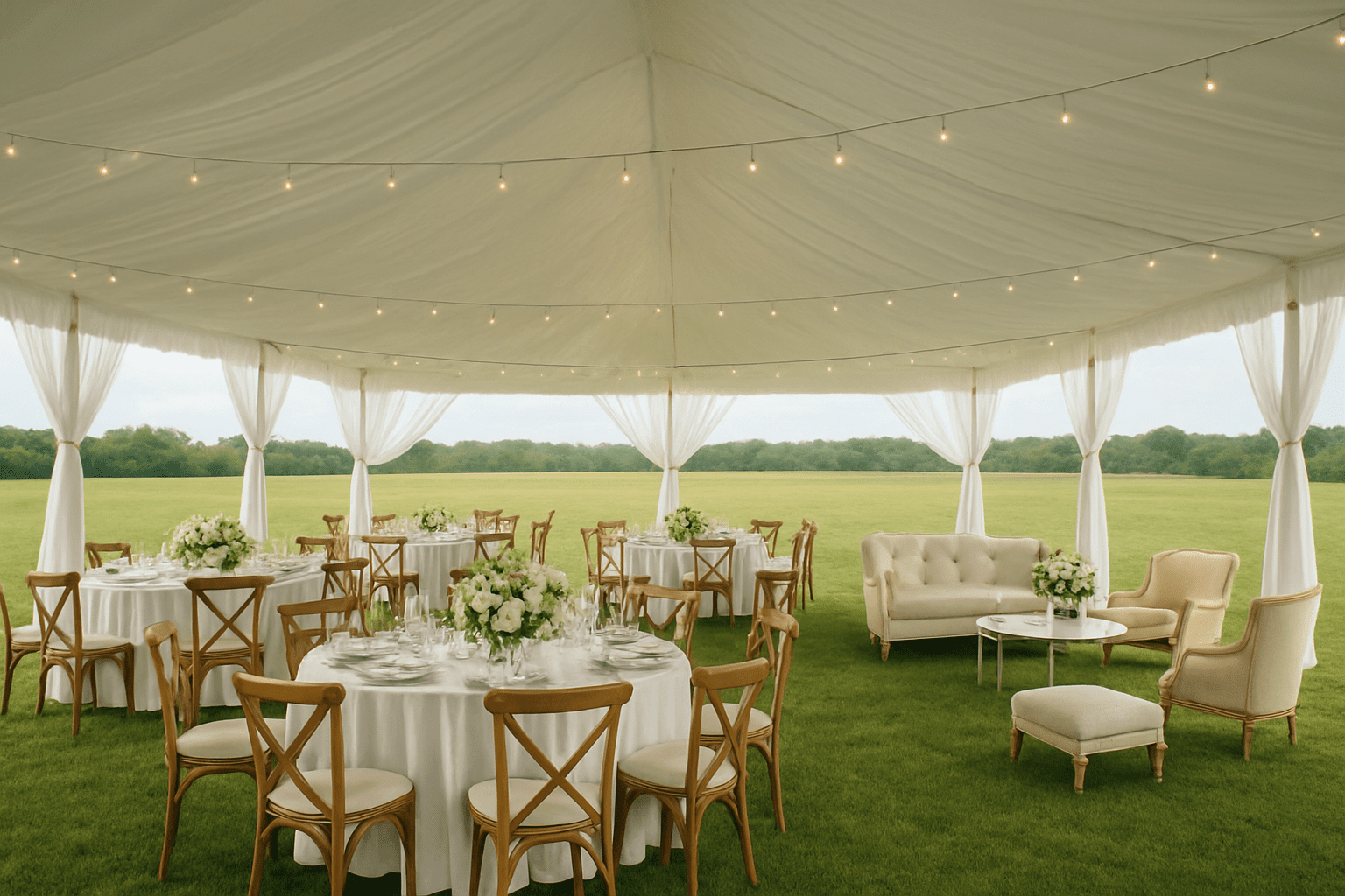 אירגון חתונה בשטח: איך להקים אוהל אירועים מושלם