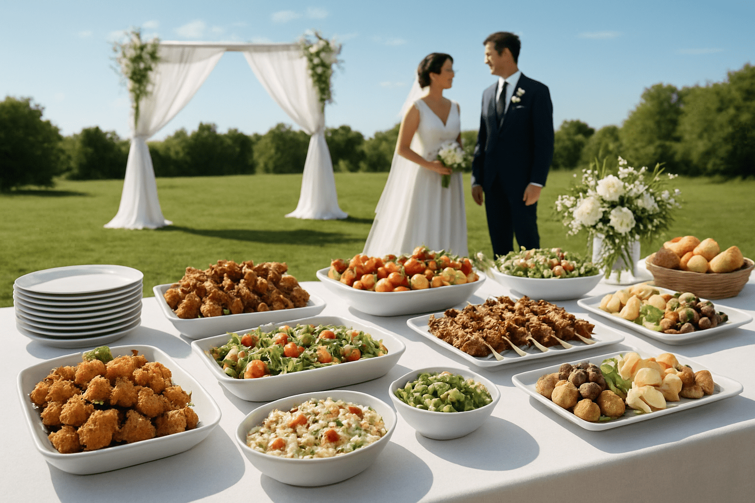 טיפים לחתונה בחוץ: איך לבחור את התפריט המושלם לאירוע בטבע