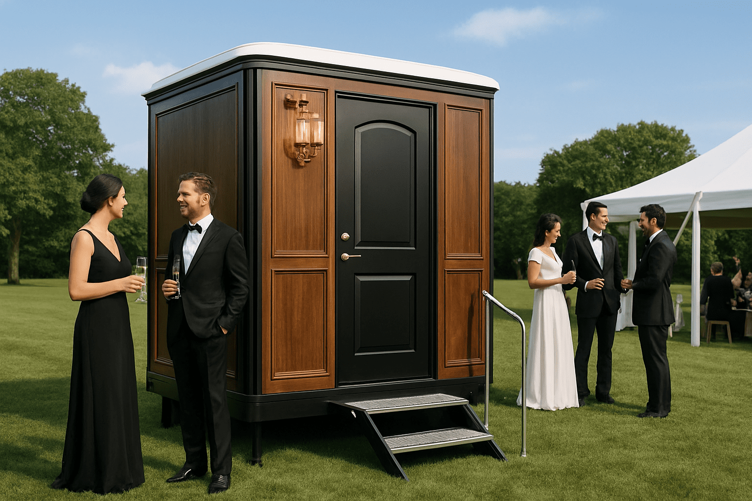 שירותים ניידים מפוארים לאירועים: איך לשדרג את חוויית האורחים