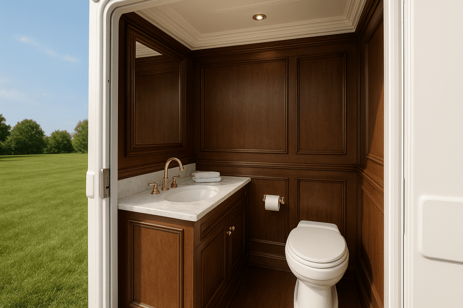 שירותים ניידים מפוארים לאירועים: יוקרה בכל פרט