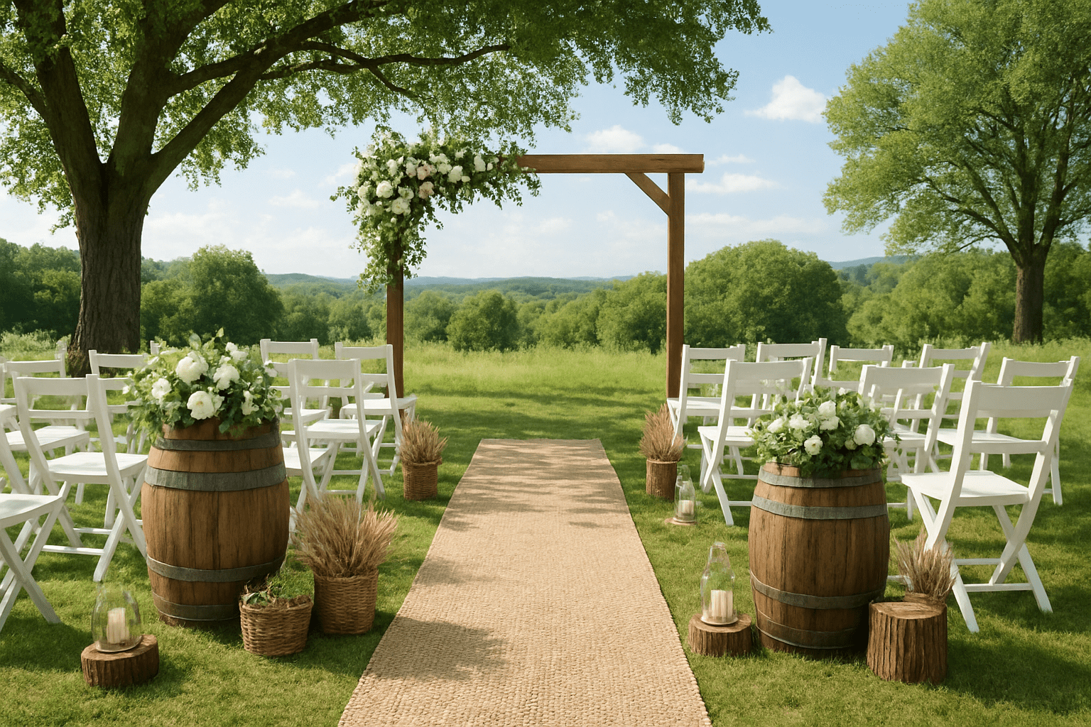 אירגון חתונה בשטח: חוויה בלתי נשכחת בטבע