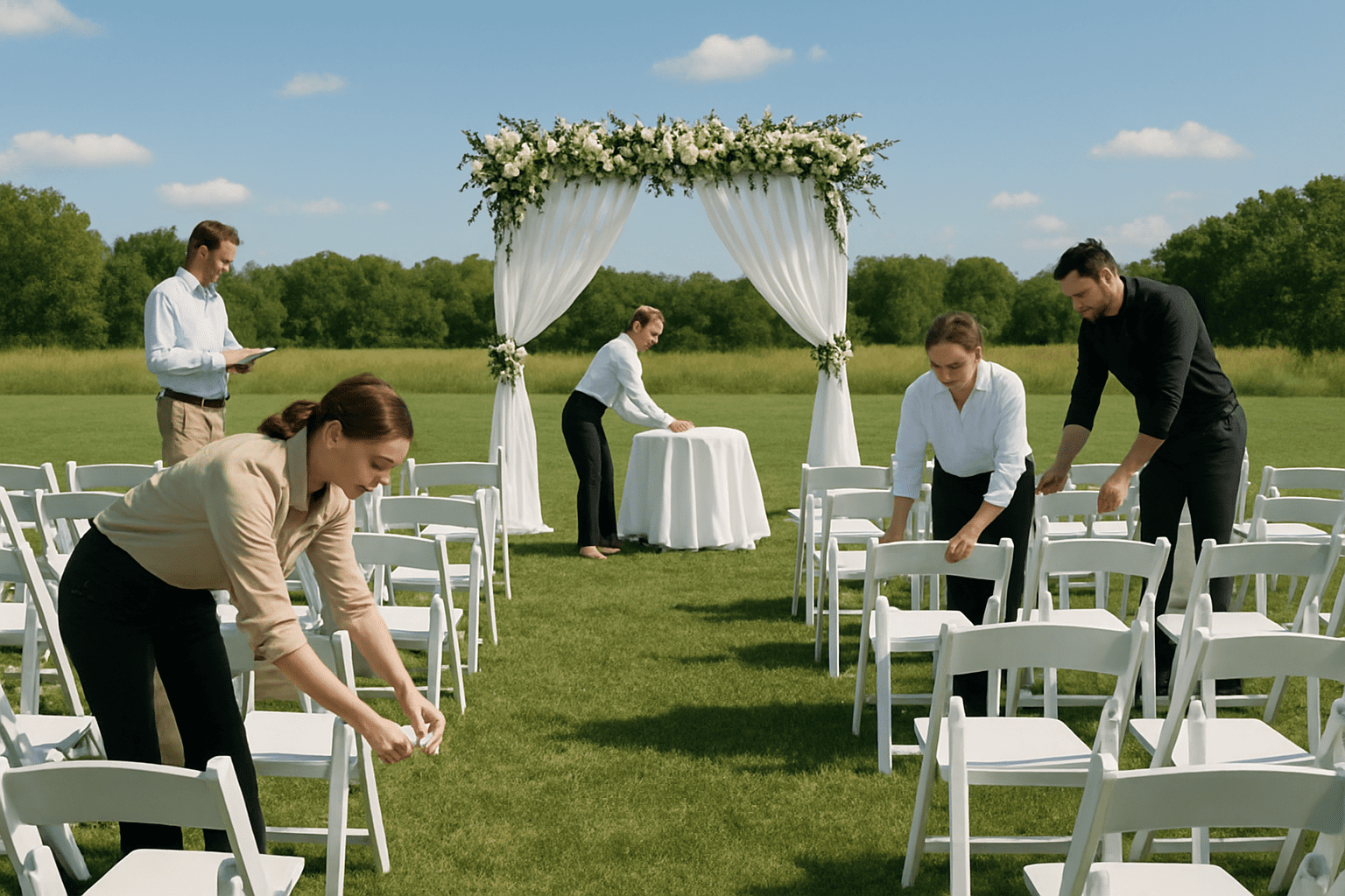 אירגון חתונה בשטח: איך להבטיח הכל ילך חלק
