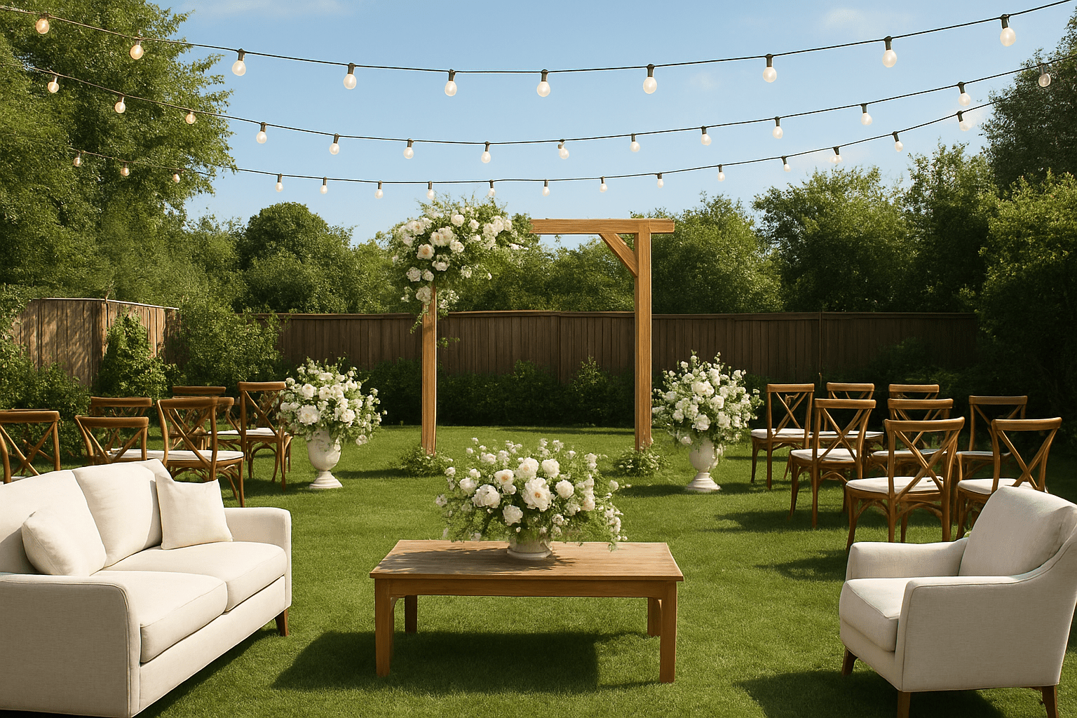 תכנון חתונה בחצר: איך ליצור מקום חלומי בחצר הבית