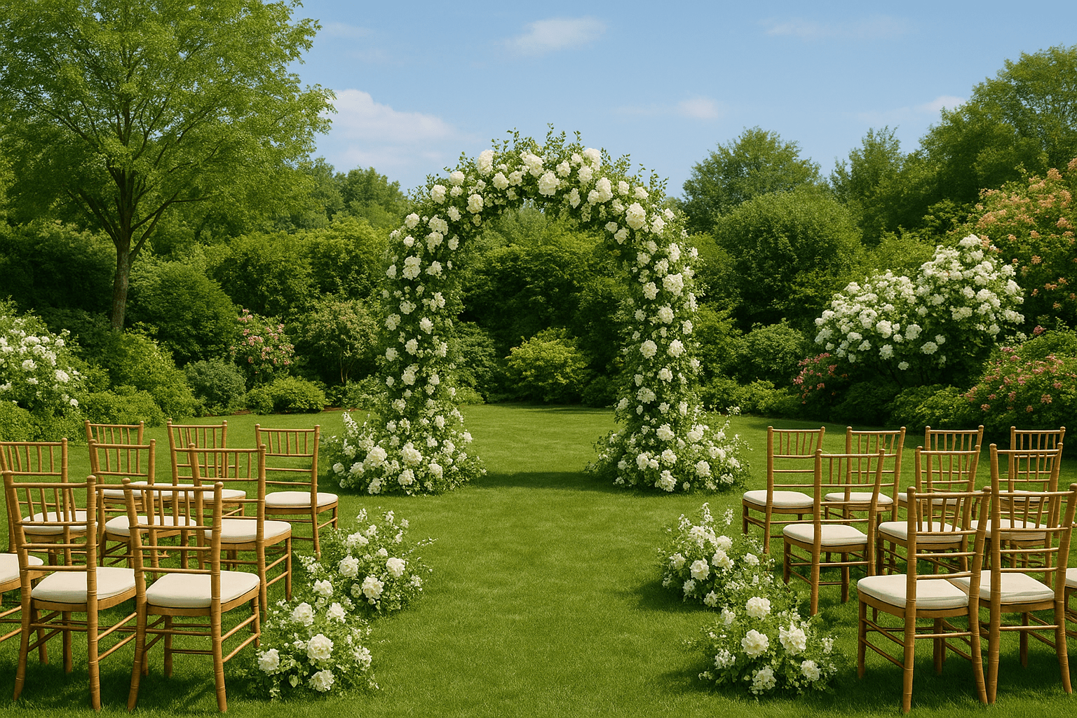 תכנון חתונה בחצר: איך לשלב גן ירוק באירוע?